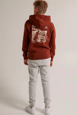 Broeken|Joggingbroeken<America Today Joggingbroek Chance JR Black|Darkblue|Lightgreymelange