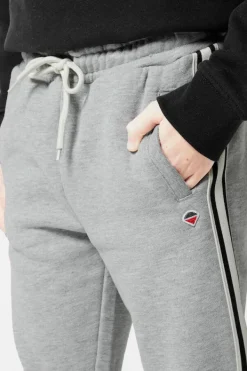 Broeken|Joggingbroeken<America Today Joggingbroek zijstreep Midgreymelange