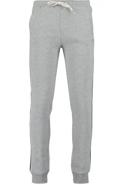 Broeken|Joggingbroeken<America Today Joggingbroek zijstreep Midgreymelange