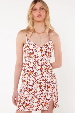 Jurken<America Today Jurk Dasha Terra|Blue/white|Army/white|Designprint