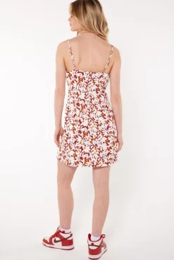 Jurken<America Today Jurk Dasha Terra|Blue/white|Army/white|Designprint