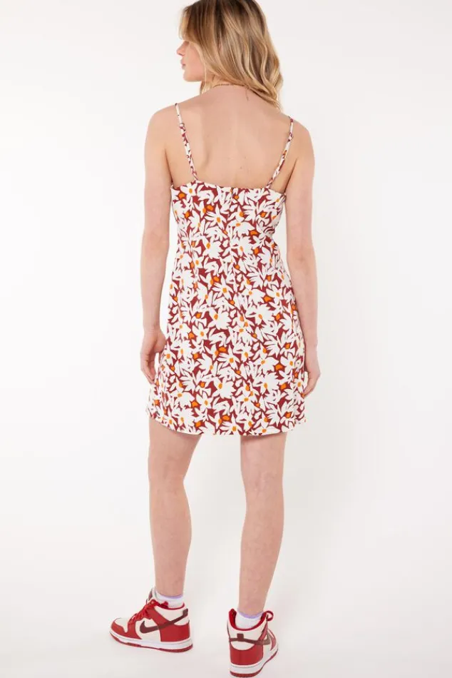 Jurken<America Today Jurk Dasha Terra|Blue/white|Army/white|Designprint