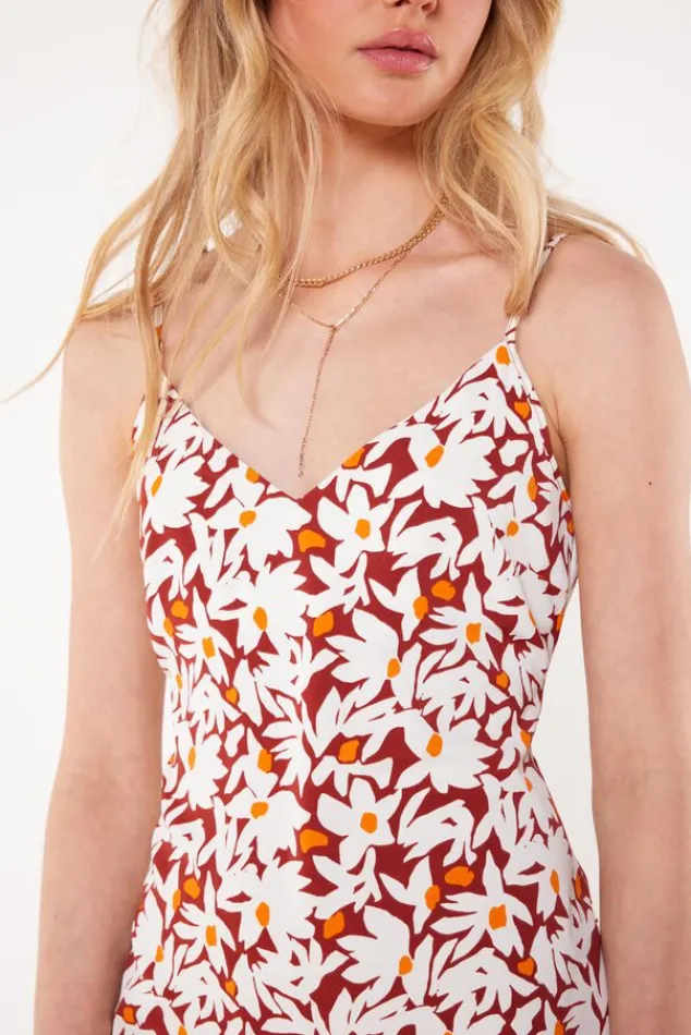 Jurken<America Today Jurk Dasha Terra|Blue/white|Army/white|Designprint