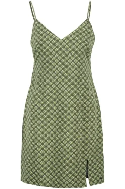 Jurken<America Today Jurk Dasha Terra|Blue/white|Army/white|Designprint