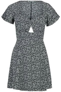 Jurken<America Today Jurk Dawn Flowerblack|Black