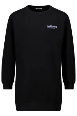 Jurken<America Today Jurk Dawn jr Black|Lightgreymelange