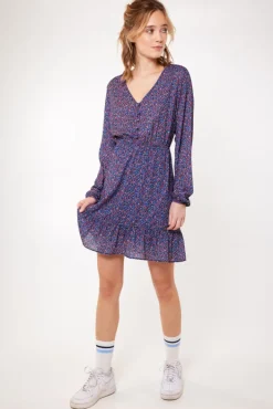 Jurken<America Today Jurk Dena Red/navy