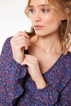 Jurken<America Today Jurk Dena Red/navy