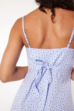 Jurken<America Today Jurk Diana Black/white|Babyblue|Softgreen