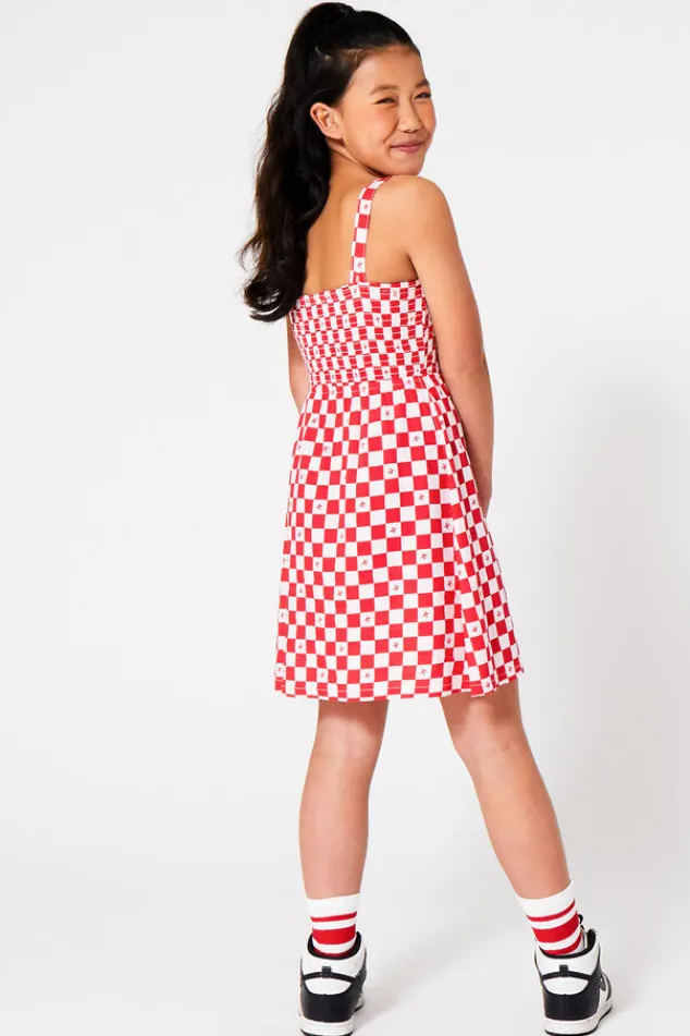 Jurken<America Today Jurk Dorry JR Red/pink