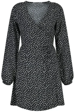 Jurken<America Today Jurk Dove Flowerblack|Orange/blue