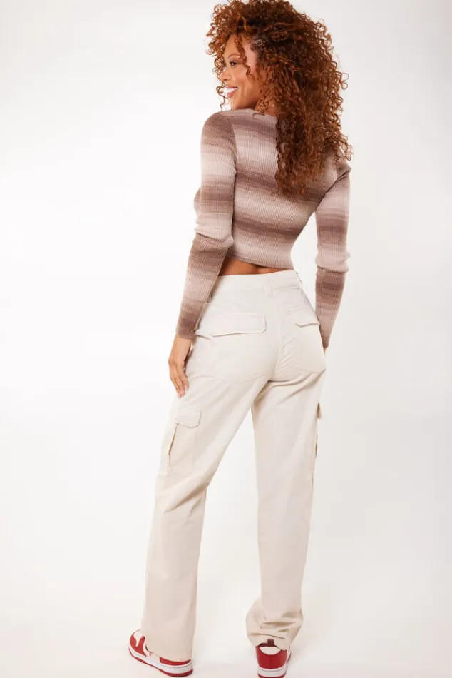 T-shirts & Tops<America Today Longsleeve Kenley Brown|Green