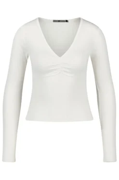 T-shirts & Tops<America Today Longsleeve Laney Offwhite