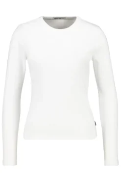 T-shirts & Tops<America Today Longsleeve Lesly Black|Mocca|Offwhite