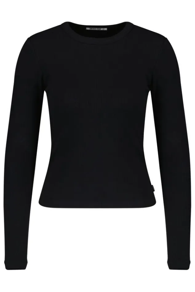 Pyjama|Ondergoed & Lounge<America Today Longsleeve Leticia Black