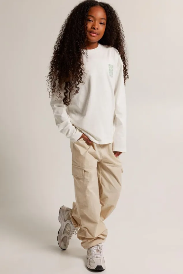 T-shirts &Tops<America Today Longsleeve Lora JR Offwhite