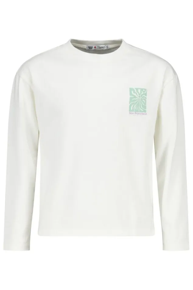 T-shirts &Tops<America Today Longsleeve Lora JR Offwhite