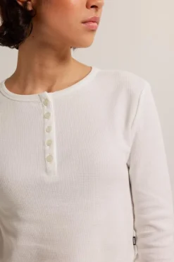 Pyjama|Ondergoed & Lounge<America Today Longsleeve Loraine Offwhite