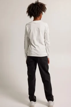 T-shirts & Polo's<America Today Longsleeve Lowel JR Offwhite