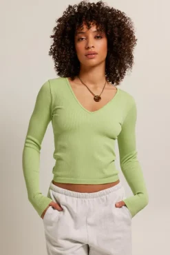 T-shirts & Tops<America Today Luca Black|Lime|Cypress|Softpink