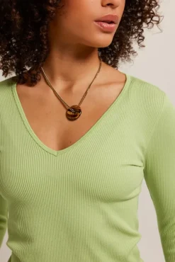 T-shirts & Tops<America Today Luca Black|Lime|Cypress|Softpink