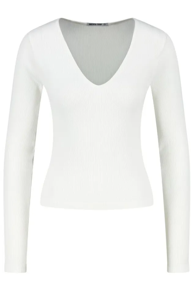 T-shirts & Tops<America Today Luca Black|Lime|Cypress|Softpink