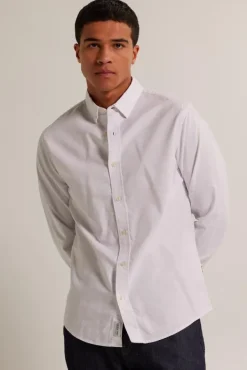 Overhemden<America Today Overhemd Hiller Lightblue|White