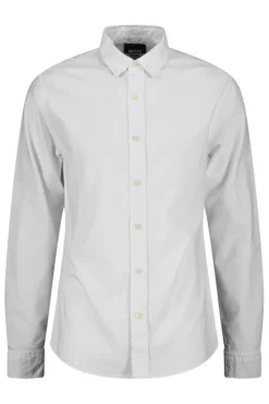 Overhemden<America Today Overhemd Hiller Lightblue|White