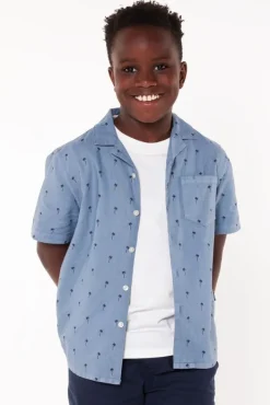 Overhemden<America Today Overhemd Ioha JR Washedblack|TrueBlue