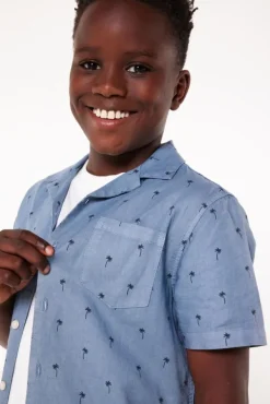 Overhemden<America Today Overhemd Ioha JR Washedblack|TrueBlue