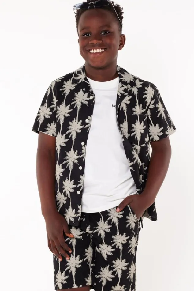 Overhemden<America Today Overhemd Ioha JR Washedblack|TrueBlue