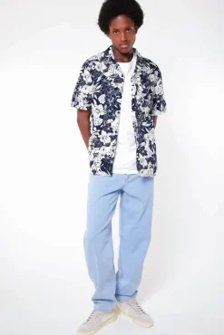 Overhemden<America Today Overhemd Isaac Darkblue|Deepblue|Sand