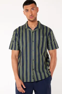 Overhemden|T-shirts & Polo's<America Today Overhemd Isley Grey|Deepblue|Beige