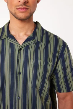 Overhemden|T-shirts & Polo's<America Today Overhemd Isley Grey|Deepblue|Beige