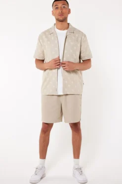 Overhemden|T-shirts & Polo's<America Today Overhemd Isley Grey|Deepblue|Beige