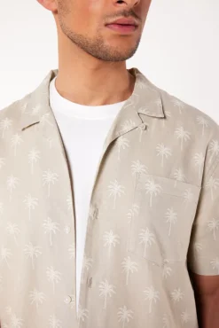 Overhemden|T-shirts & Polo's<America Today Overhemd Isley Grey|Deepblue|Beige