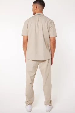 Overhemden|T-shirts & Polo's<America Today Overhemd Isley Grey|Deepblue|Beige