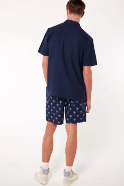 Overhemden|T-shirts & Polo's<America Today Overhemd Izan Darkblue|TrueBlue