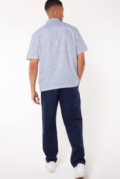 Overhemden|T-shirts & Polo's<America Today Overhemd Izan Darkblue|TrueBlue