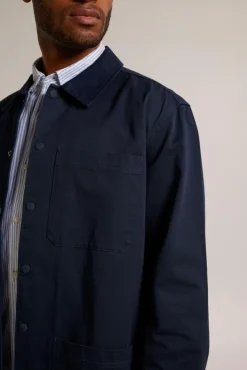 Overhemden<America Today Overshirt Heston Darkblue|Sand