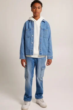 Overhemden<America Today Overshirt Hogan Denim JR Mediumblue