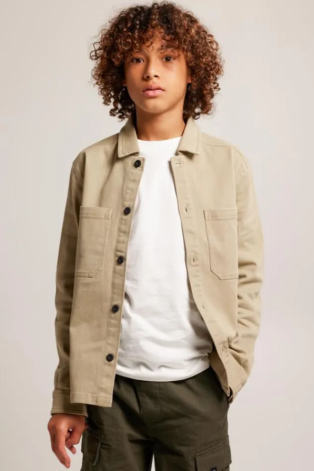 Overhemden<America Today Overshirt Hogan JR Khaki