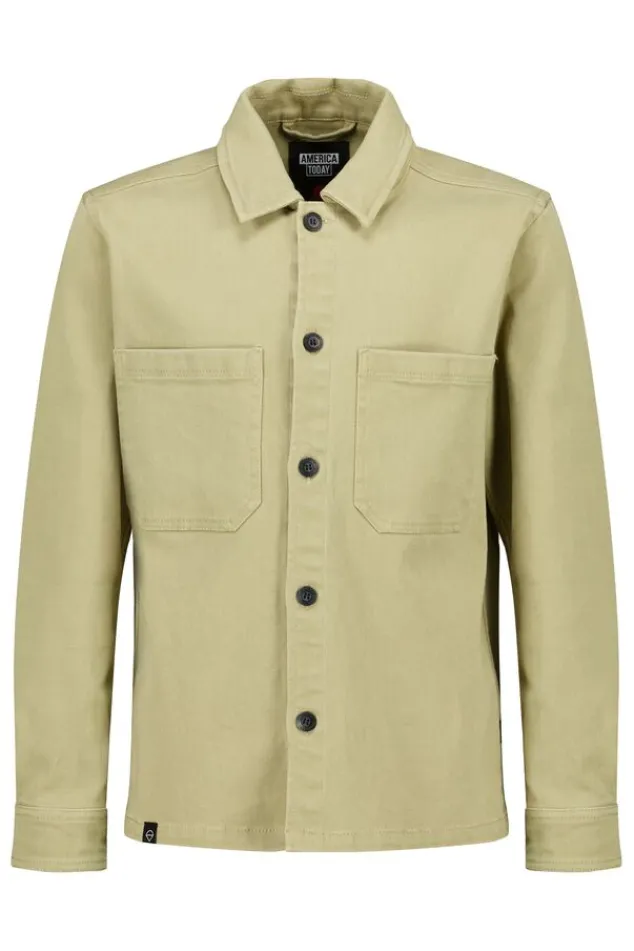 Overhemden<America Today Overshirt Hogan JR Khaki