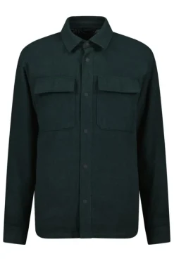 Overhemden<America Today Overshirt Horace Padded Midnightgreen