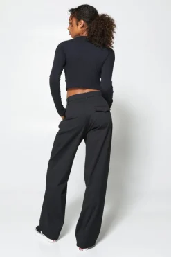 Broeken<America Today Pantalon Philly Black|Black|Darkgreymelange