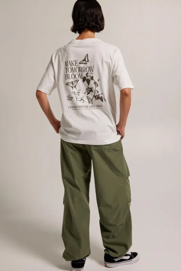 Broeken<America Today Parachute pants Phara Army|Beige