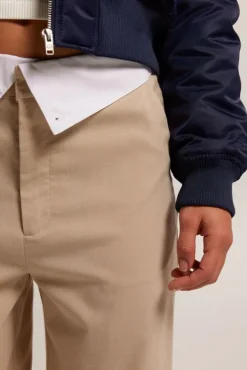 Broeken<America Today Pascal Navy|Sand