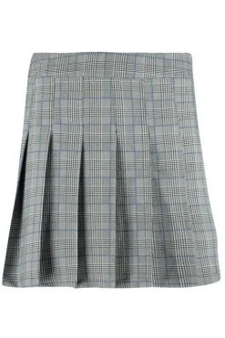 Rokken<America Today Plooirok Rider Grey/blue