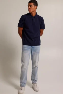 T-shirts & Polo's<America Today polo Eddy Washedblue|Darkblue|Midnightgreen|Offwhite