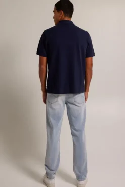 T-shirts & Polo's<America Today polo Eddy Washedblue|Darkblue|Midnightgreen|Offwhite